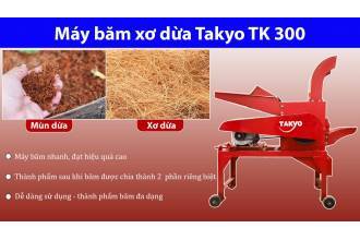 Máy băm xơ dừa TAKYO TK 300
